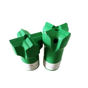 H25 Threaded Steel Cross Type Industrial Drill Bits For Rock / Mining Drilling