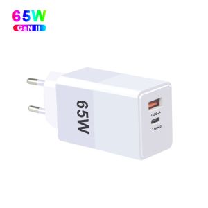 EU US UK AU GaN 140w 120w 65W 45w Laptop Usb C Charger with QC2.0 Function
