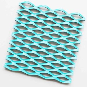 Fluorocarbon Expanded Aluminum Mesh Cladding A3003 With High Durability