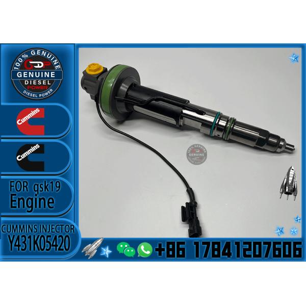 Huida original JCM921F QSK19 engine injector Y431K05248 fuel injector Y431K05417 used in Cummins Y431K05420