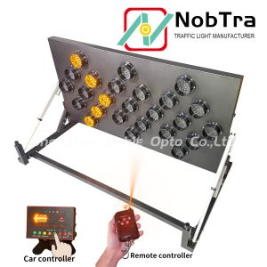 LED Arrow Boards Remotely with Solar/Battery Power Source and Various Sizes