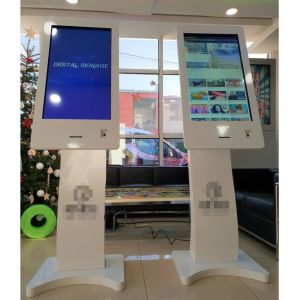 32inch Floor Standing Interactive LCD Touch Screen Information Kiosk for