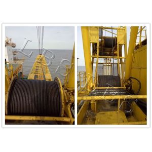 Heavy Duty Tower Hoist Winch Construction Site Pulling Winch With LBS Grooved