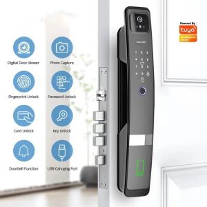 3D Face ID Door Lock Aluminum Alloy Smart Door Lock Face Recognition