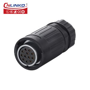 CNLINKO 12 Pin Waterproof Bayonet Connector Cable M20 Plug Socket 12 Pin