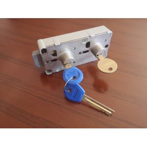 UL Approval Iron Dual Key Door Lock , Dual Deadbolt Lock For Safe Boxes