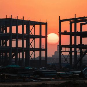 Custom Pre Engineered Steel Warehouse with H-section Beams