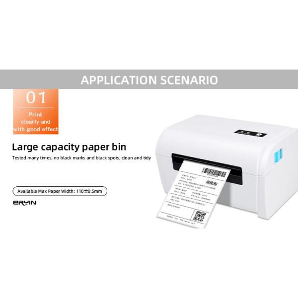 110mm Thermal Printer for All-In-One POS System Barcode Label Printer Label Receipt