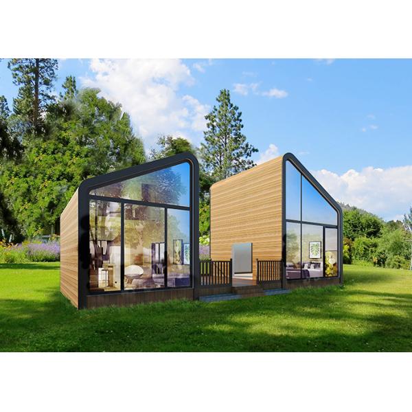 2pcs Fire Proof Garden Office Studios Custom Design ISO9001 Prefab Garden