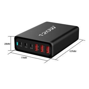 Wholesale Gan Technology 120w Usb C Desktop Charger Fast Charger Power Adapter