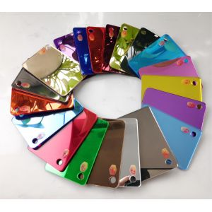 0.6mm-6mm Customizable Mirror Acrylic Sheet One Way Decorative Large Size