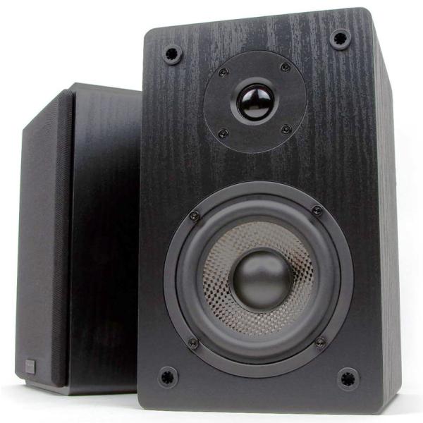 Quality Powered Bookshelf Speakers With Amplifier For Turntable TV PC Bluetooth 5 RCA And Aux for sale