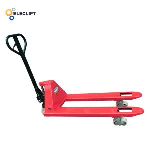 Polyurethane Steering Wheels 1500kg Manual Pallet Truck 1460mm Lifting Height