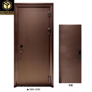 China 5mm HPL Fire Aluminum Room Door With Aluminum Frame And Lock For Safety on sale