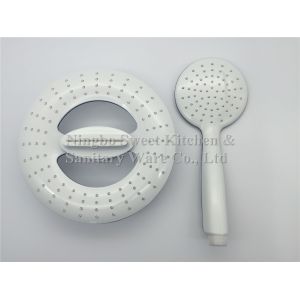 Water saving chrome plating shower head hand shower top shower rain shower set