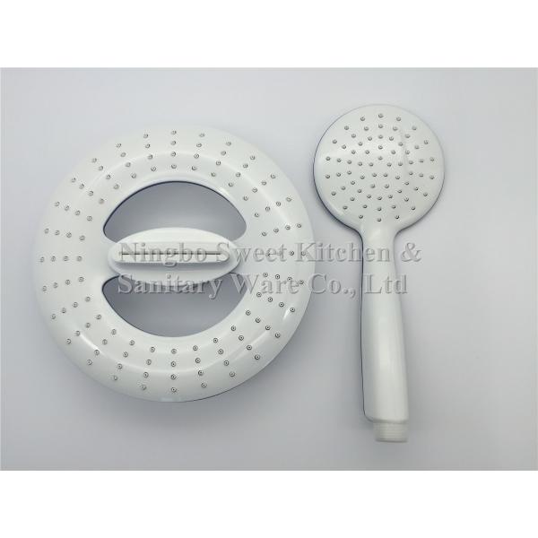 Water saving chrome plating shower head hand shower top shower rain shower set