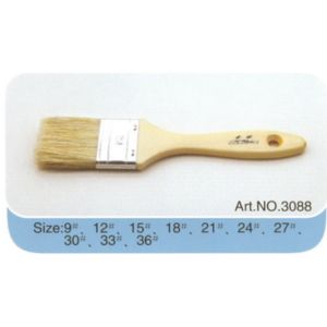 Wholesale From 9" to 36" plastic or wooden handle pure bristle high quality paint brush No.3088 from china suppliers