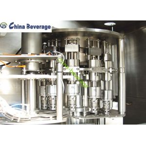 PET Bottle Fruit Juice Packaging Machine , Automatic Liquid Filling Machine