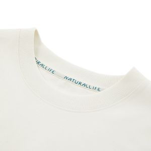 Custom Puff Silk Screen Printing on 100% Cotton Oversized T-Shirt for Sustainabi