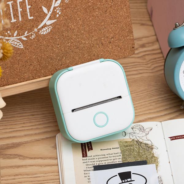 203dpi 58mm Bluetooth Inkless Portable Mini Thermal Printer for Android 5.0 / IOS 9.0
