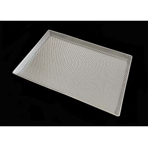 China Food Grade Stainless Steel Perforated Metal Mesh Drying Trays on sale