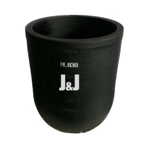 High Pure Silicon Carbide Graphite Crucible Conventional Circular Crucible Metal
