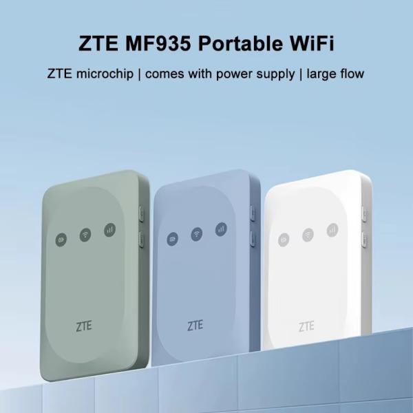 Quality Unlocked ZTE MF935 Pocket WiFi Router 150Mbps 4G LTE Router Portable Modem Outdoor Hotspot With Sim Card Slot 2000mAh Battery for sale