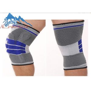 Silicon Elastic Knitted Knee Support Strap For Sport Free Sample