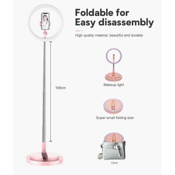 FCC White Soft Warm 22W Makeup Selfie Ring Light