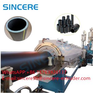 Water Gas Supply Plastic Pipe Extrusion Line HDPE PE PP Corrugated Pipe Extruder