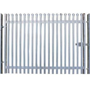 China Rustproof Single Leaf Gate , 1.8x3m Palisade Security Fencing on sale