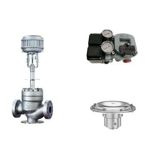 Pneumatic Control Valve With Masoneilan SVI2-21113111 Positioner And Tescom 44