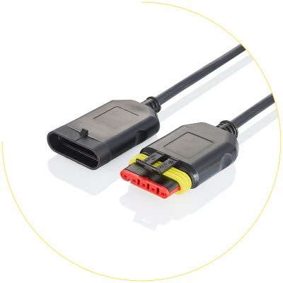 Customized Waterproof Connector Over Molded Superseal Cables