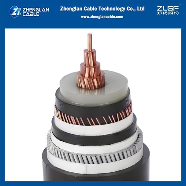8.7/15kv Medium Voltage Power Cable AWA Armored Cable 1x120/16mm2 Cu/SC/XLPE/SC