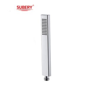 Wholesale Brass microphone handshower hand shower for shower column bathroom silicon nozzle easy cleaning square OEM from china suppliers