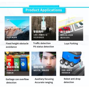 High Precision Single Point Laser Ranging Sensor Range 0.1-100m Mini Protective