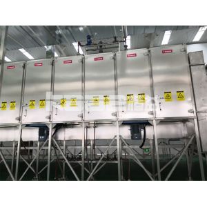 Hot Air Conveyor Dryer Machine Konjac Jam Cassava Continuous Tunnel Dryer