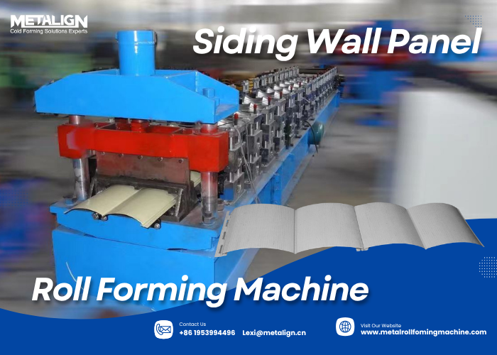 Efficient Customized Roll Forming Machine For Galvanized Steel Siding With Oval Hole Punching