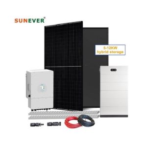 Home Hybrid Solar Panel Monocrystalline Silicon Energy System Convenient