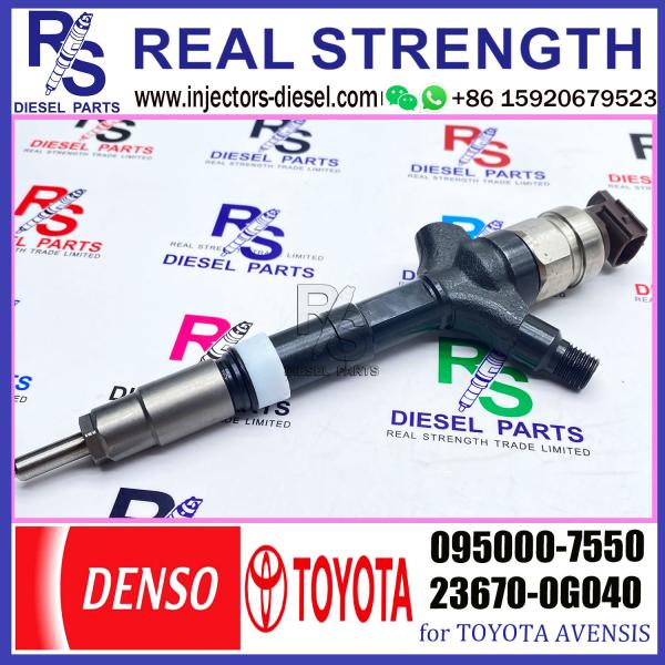 Common Rail Fuel Injector 23670-0G040 23670-0G010 095000-7220 095000-7210 095000-7550 For TOYOTA 1CD-FTV