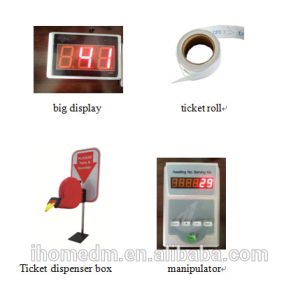 New Product wireless queue management system take a number tickets for bank