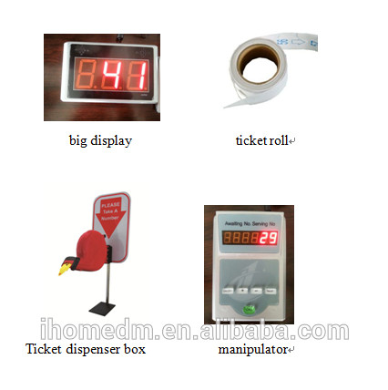 New Product wireless queue management system take a number tickets for bank