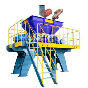 Wholesale Customizable Double Shaft Shredder with 600 mm Blade Diameter and 2000x1490 mm Feed Inlet Size for Industrial Waste Recycling from china suppliers