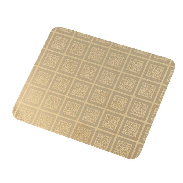 201 PVD Color Coating Stainless Steel Metal Cutting Sheet Etching Pattern 4x8 For Wall Panel Decor