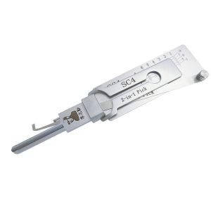 Wholesale Lishi Sc4 Lock Pick For Schl Stainless Steel Tools Lock Picking Lishi 2 In1 Picks from china suppliers