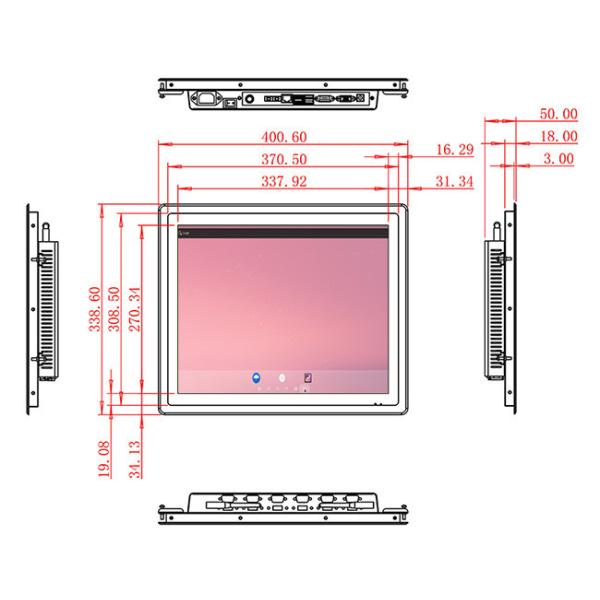 17-Inch Integrated Android Screen for Industrial Equipment and Security Solutions
