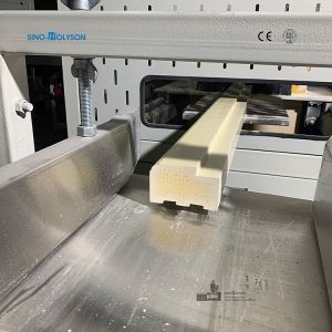 OEM PVC WPC Door Frame Production Line WPC Door Jamb Making Machine 0.8-1g/Cm3