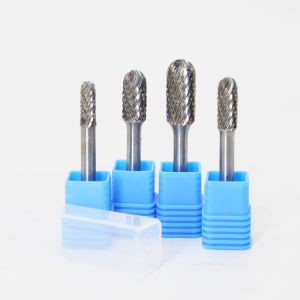 Wholesale Double Cut Carbide Burr Rotary Burr with Radius End Type C Electric Power Source and Polished Surface for Metal and Wood Carving from china suppliers