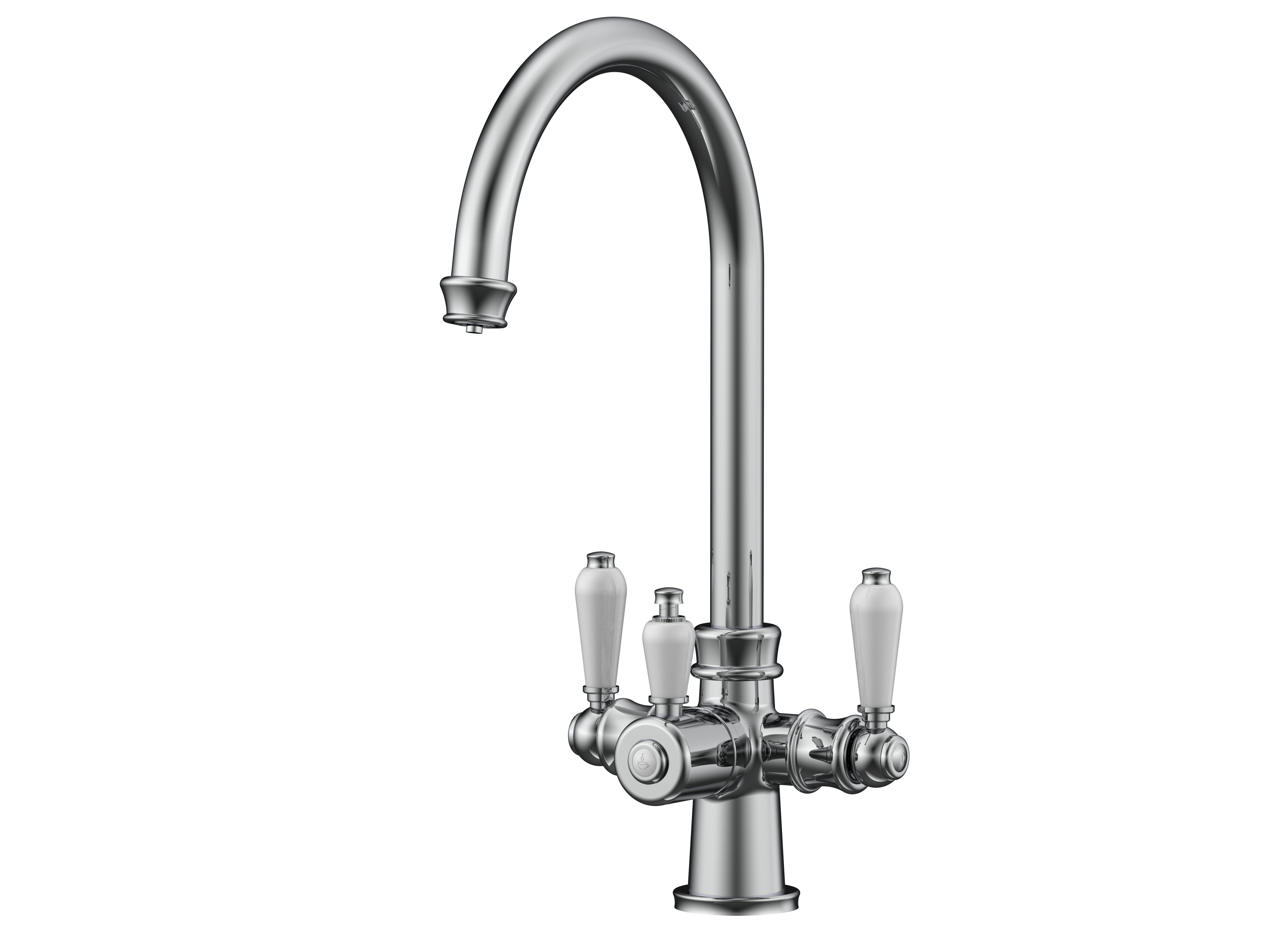 Brass Kitchen Mixer Faucet Smooth Control Suitable forKitchen Applications