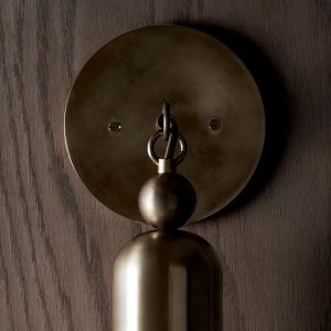 Custom Modern Indoor Tassel Wall Sconce Lamp Cylindrical Glass Shade for Hallway